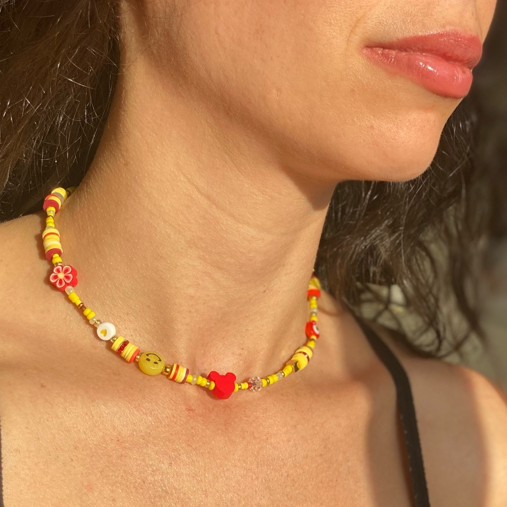 Mickey Mouse beaded choker‎ necklace - Picture 10 of 14